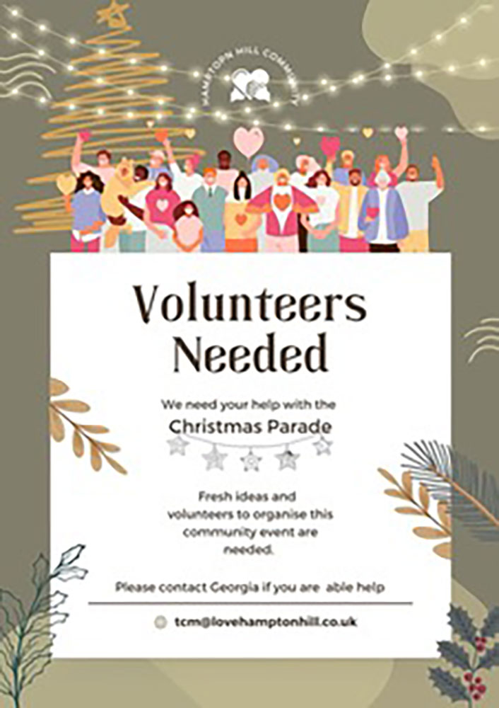 Volunteers needed flyer
